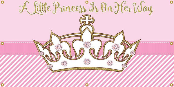 Pink Princess Party Banner - Denny Mfg