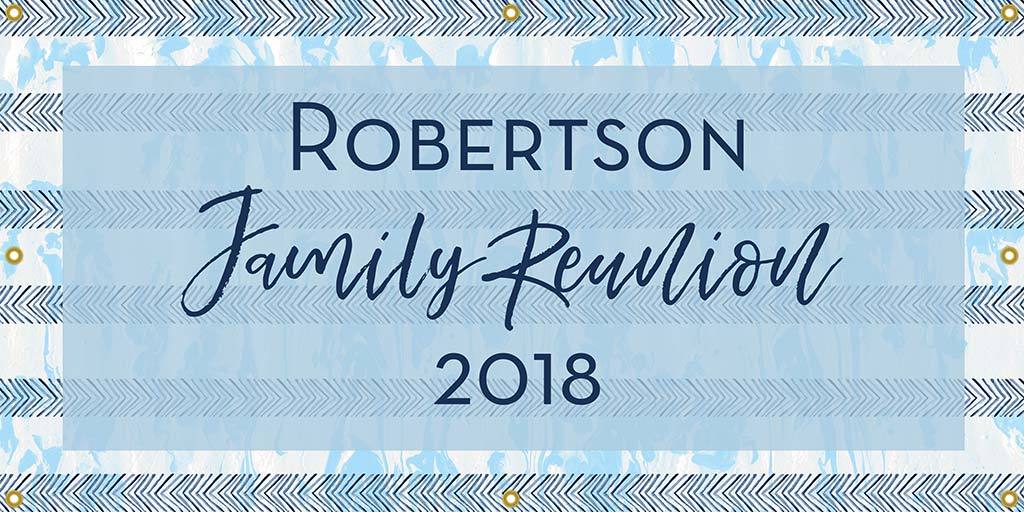 Custom Family Reunion Banner - The Backdrop Store