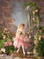 Floral Cherubs Printed Photography Backdrop