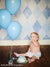 Jester's Court Blue Printed Photography Backdrop