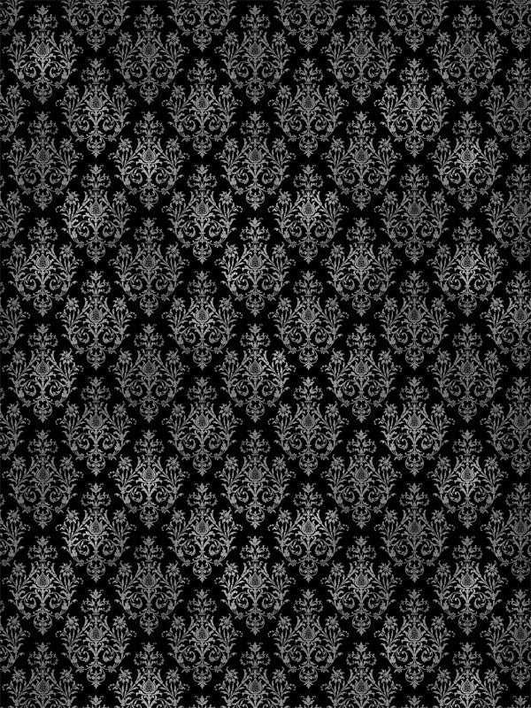 Silver Damask Background