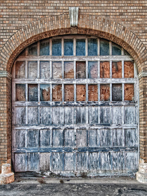 Garage Door Printed Photography Backdrop