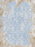 French Antique Baby Blue Printed Photography Backdrop