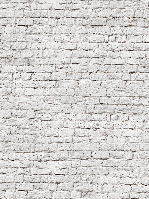 Retro White Brick Wall With Wood Floor Mat Texture Backdrop For Photo –  Shopbackdrop