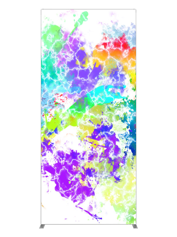 Electric Abstract, photography backdrop panel for Denny StudioEdge silicone edge frame, 3 ft