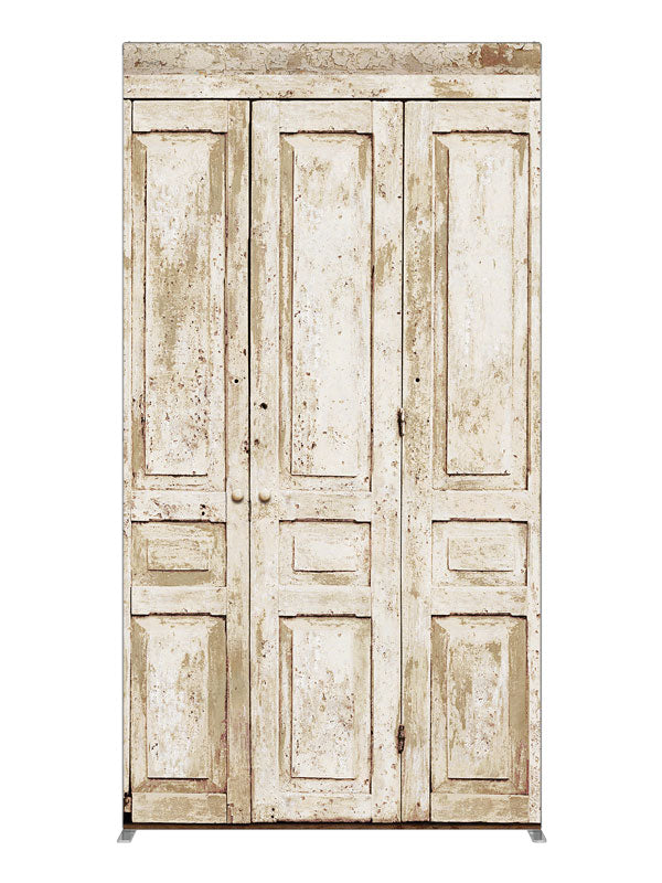 Ivory Cabinets, photography backdrop panel for Denny StudioEdge silicone edge frame, 4 ft