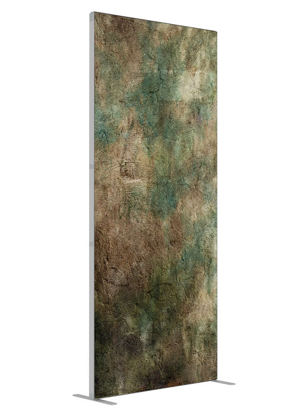 Earthy shown at an angled view, photography backdrop panel for Denny StudioEdge silicone edge frame, 3 ft