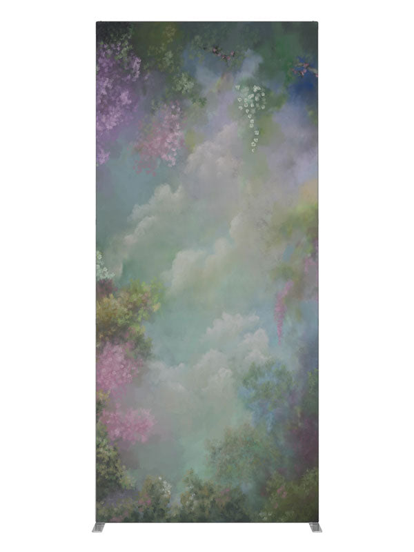 Victorian Garden, photography backdrop panel for Denny StudioEdge silicone edge frame, 3 ft