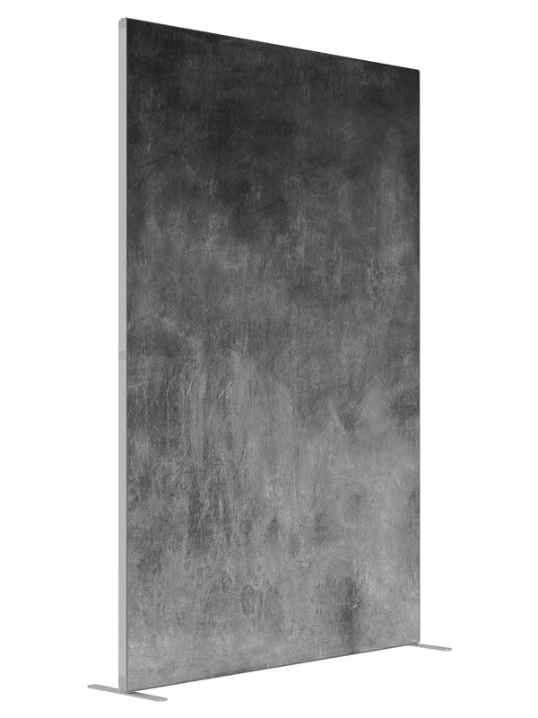 Chalkboard shown at an angled view, photography backdrop panel for Denny StudioEdge silicone edge frame, 5 ft