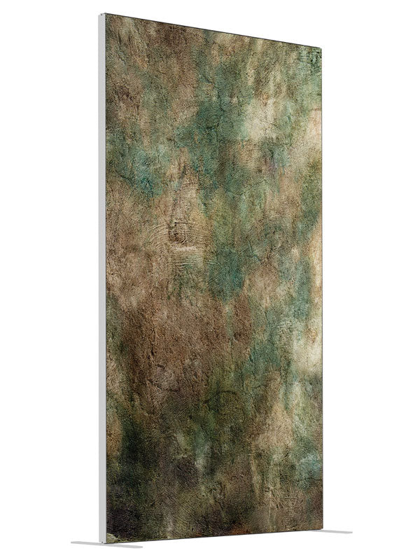 Earthy shown at an angled view, photography backdrop panel for Denny StudioEdge silicone edge frame, 4 ft