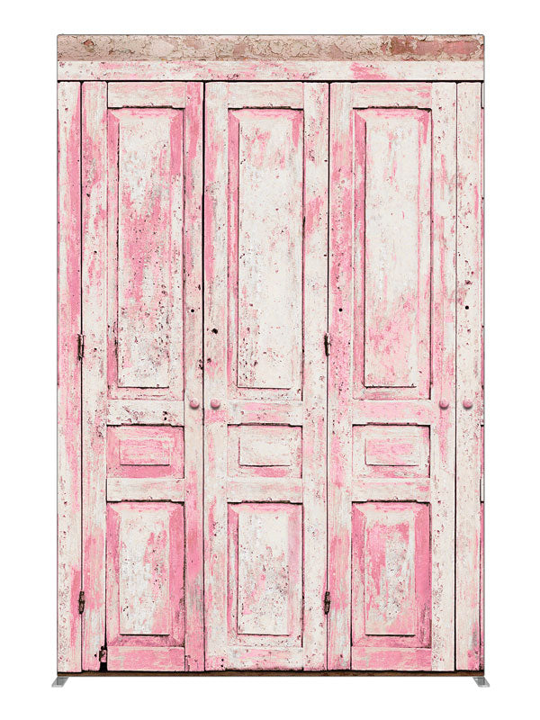 Pink Cabinets, photography backdrop panel for Denny StudioEdge silicone edge frame, 5 ft