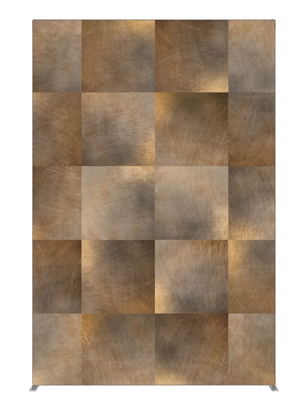 Antique Metallic Tile, photography backdrop panel for Denny StudioEdge silicone edge frame, 5 ft