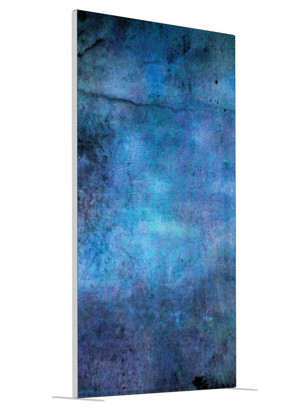 Slammed shown at an angled view, photography backdrop panel for Denny StudioEdge silicone edge frame, 4 ft