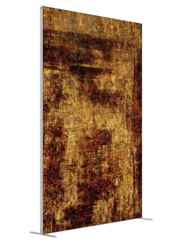 Embers shown at an angled view, photography backdrop panel for Denny StudioEdge silicone edge frame, 5 ft