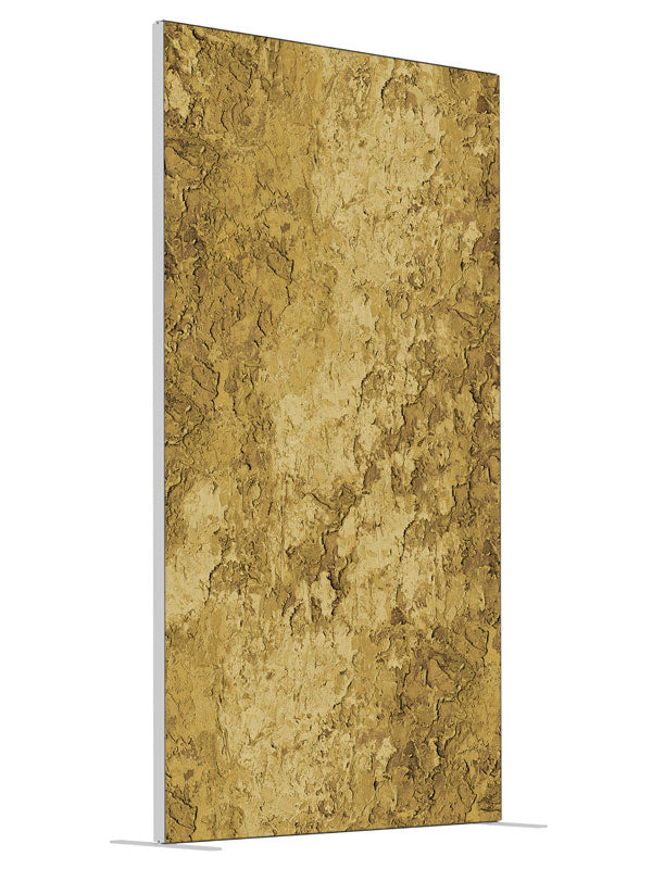 Golden shown at an angled view, photography backdrop panel for Denny StudioEdge silicone edge frame, 4 ft