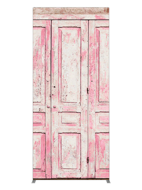 Pink Cabinets, photography backdrop panel for Denny StudioEdge silicone edge frame, 3 ft