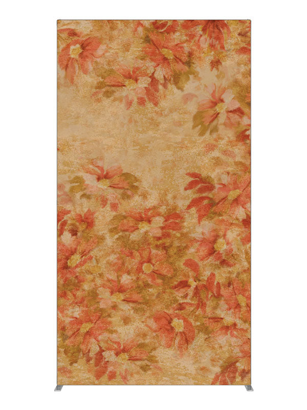 Nostalgic Autumn Floral, photography backdrop panel for Denny StudioEdge silicone edge frame, 4 ft