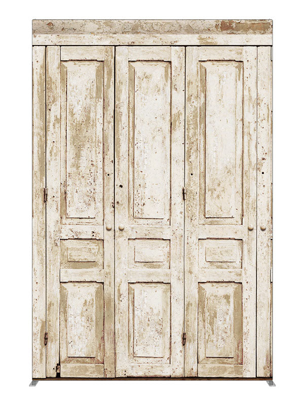 Ivory Cabinets, photography backdrop panel for Denny StudioEdge silicone edge frame, 5 ft