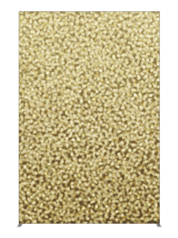 Penta Gold Bokeh, photography backdrop panel for Denny StudioEdge silicone edge frame, 5 ft