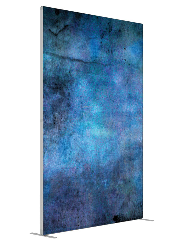 Slammed shown at an angled view, photography backdrop panel for Denny StudioEdge silicone edge frame, 5 ft