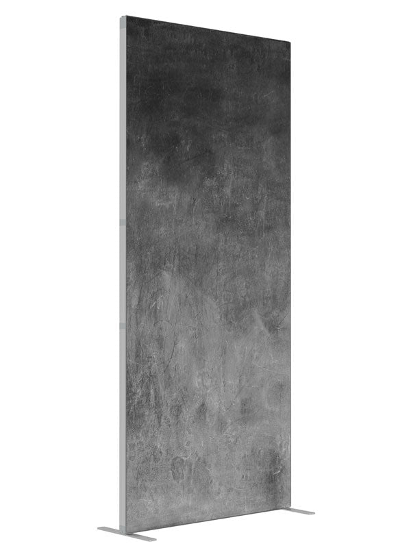 Chalkboard shown at an angled view, photography backdrop panel for Denny StudioEdge silicone edge frame, 3 ft