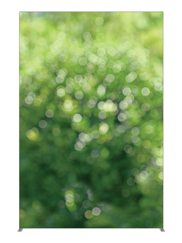 Green Bokeh, photography backdrop panel for Denny StudioEdge silicone edge frame, 5 ft
