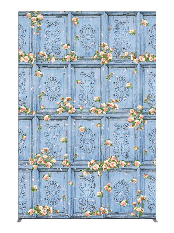 Blue, photography backdrop panel for Denny StudioEdge silicone edge frame, 5 ft