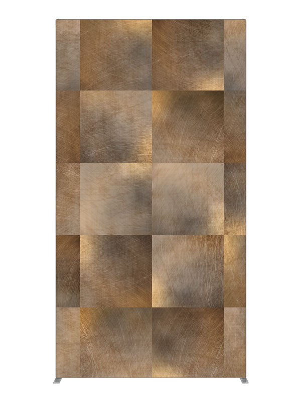 Antique Metallic Tile, photography backdrop panel for Denny StudioEdge silicone edge frame, 4 ft