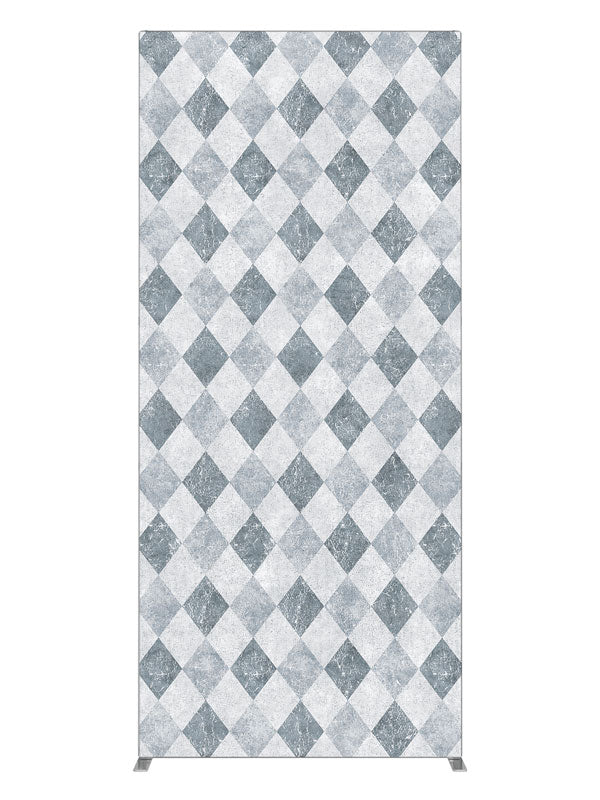 Jester's Court Gray Diamond, photography backdrop panel for Denny StudioEdge silicone edge frame, 3 ft