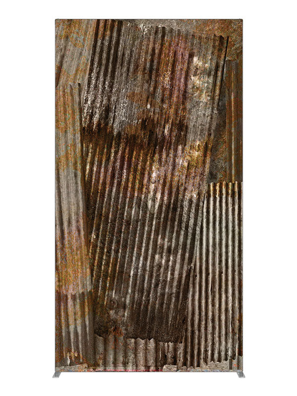 Corrugated, photography backdrop panel for Denny StudioEdge silicone edge frame, 4 ft