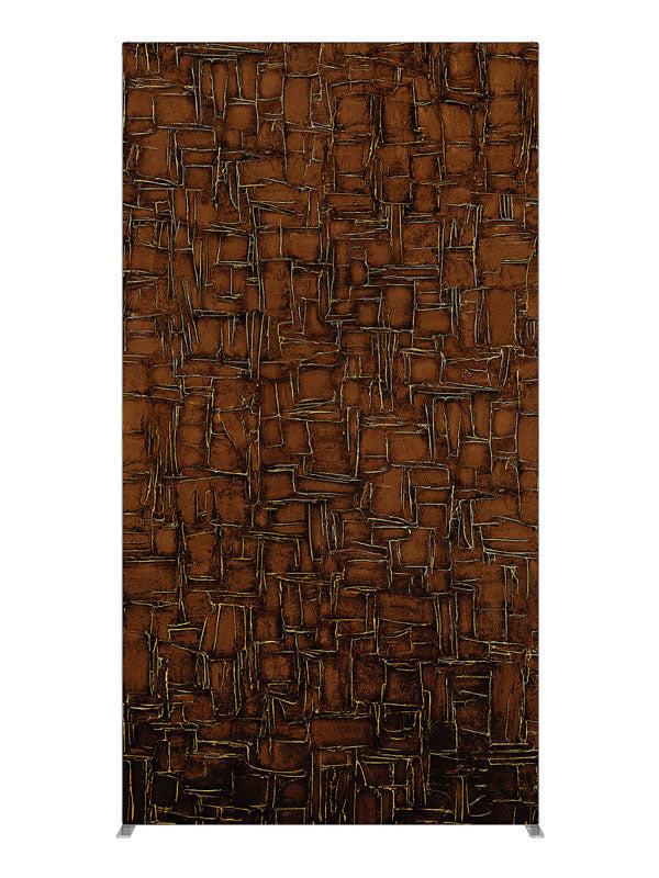 Matrix Brown, photography backdrop panel for Denny StudioEdge silicone edge frame, 4 ft