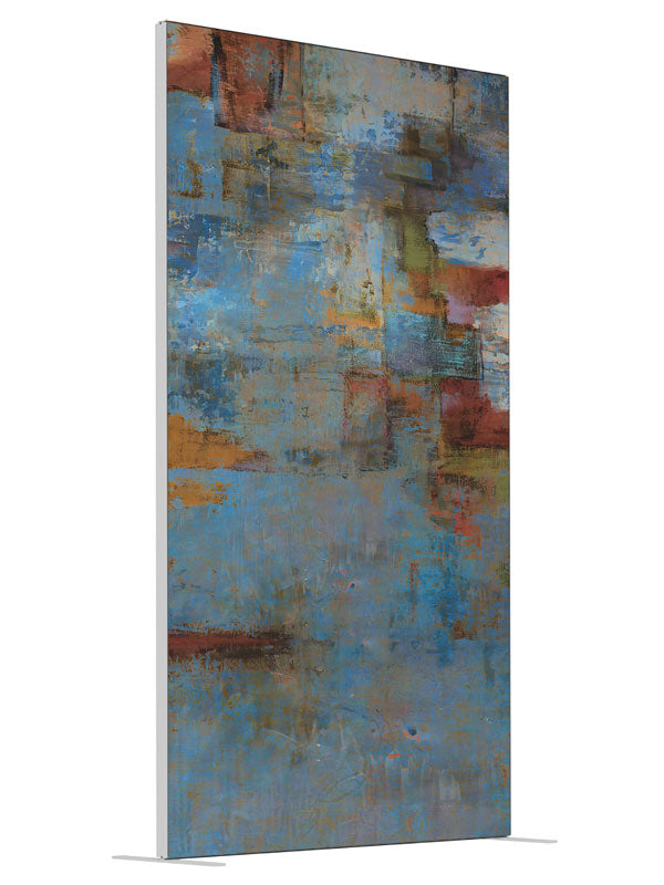 Bonkers shown at an angled view, photography backdrop panel for Denny StudioEdge silicone edge frame, 4 ft