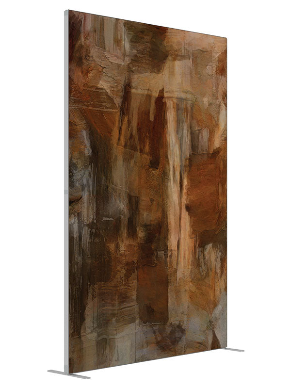 Riddle shown at an angled view, photography backdrop panel for Denny StudioEdge silicone edge frame, 5 ft