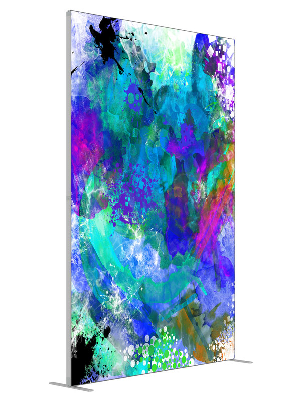 Singularity shown at an angled view, photography backdrop panel for Denny StudioEdge silicone edge frame, 5 ft