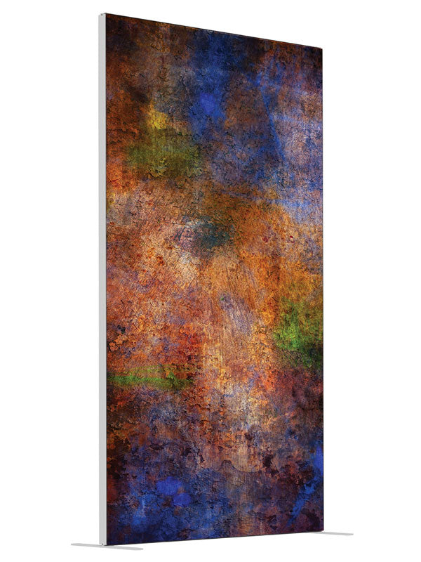 Chroma Grunge shown at an angled view, photography backdrop panel for Denny StudioEdge silicone edge frame, 4 ft