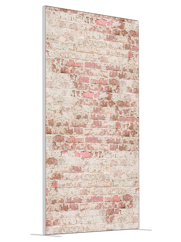 SoHo Pink shown at an angled view, photography backdrop panel for Denny StudioEdge silicone edge frame, 4 ft