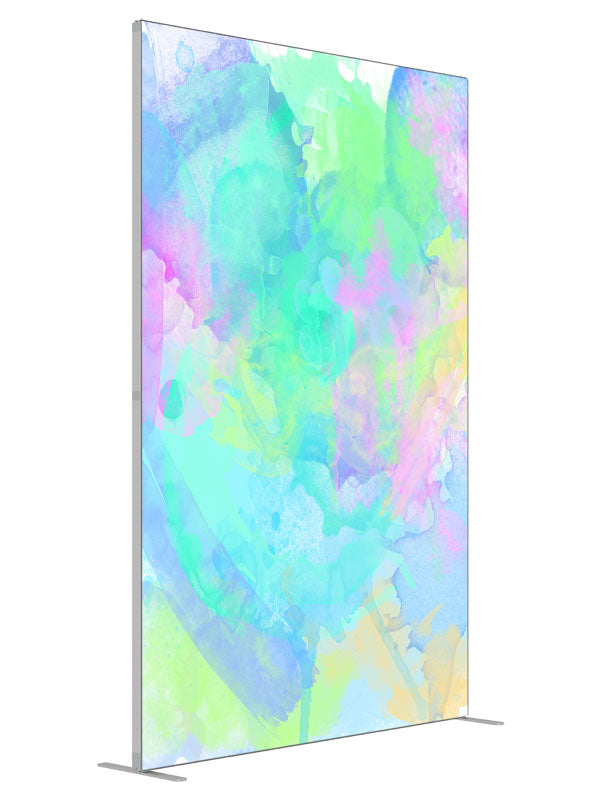 Color Wash shown at an angled view, photography backdrop panel for Denny StudioEdge silicone edge frame, 5 ft