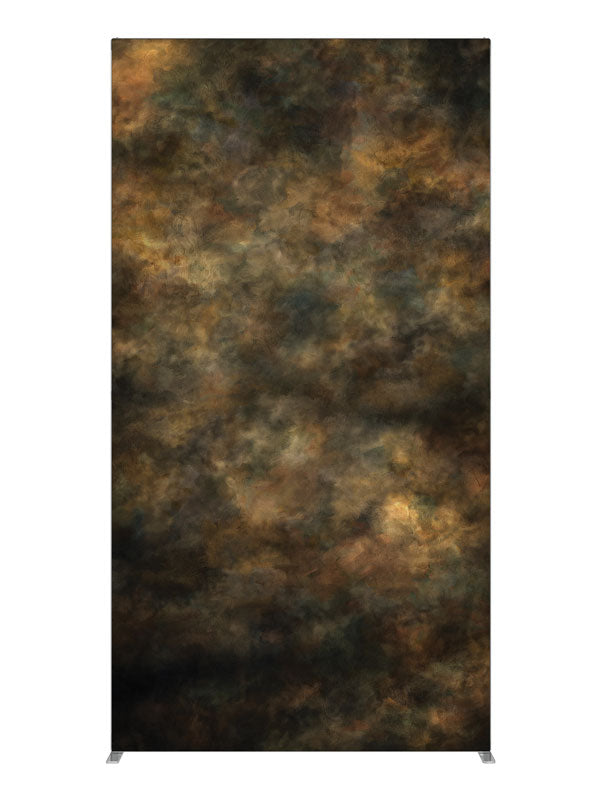Cyclone Brown Abstract, photography backdrop panel for Denny StudioEdge silicone edge frame, 4 ft