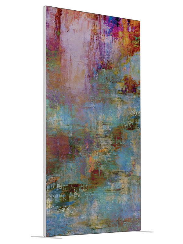 Bewitched shown at an angled view, photography backdrop panel for Denny StudioEdge silicone edge frame, 4 ft