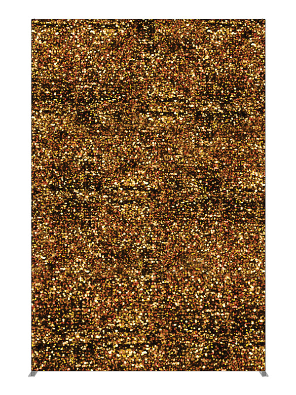 Lanes Gold Glitter Bokeh, photography backdrop panel for Denny StudioEdge silicone edge frame, 5 ft