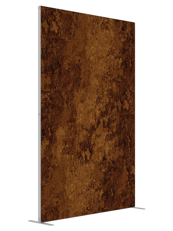Isabella Brown shown at an angled view, photography backdrop panel for Denny StudioEdge silicone edge frame, 5 ft