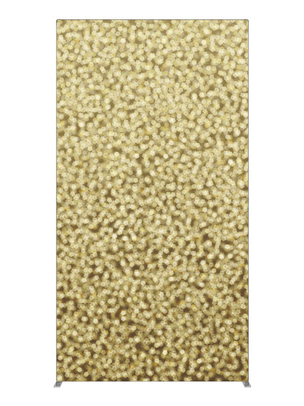 Penta Gold Bokeh, photography backdrop panel for Denny StudioEdge silicone edge frame, 4 ft
