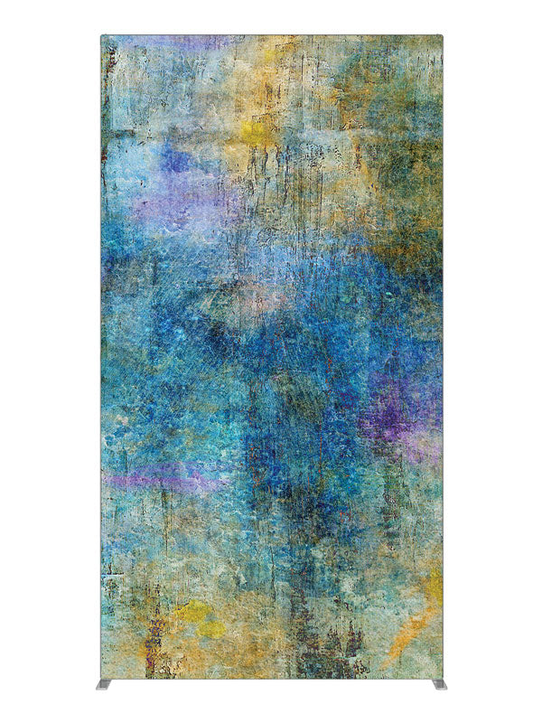 Rainbow Grunge, photography backdrop panel for Denny StudioEdge silicone edge frame, 4 ft