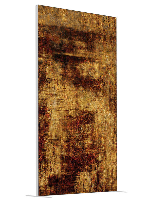 Embers shown at an angled view, photography backdrop panel for Denny StudioEdge silicone edge frame, 4 ft