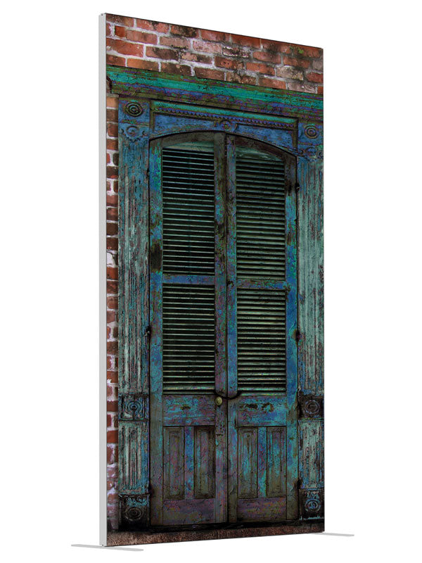 Saint Peter Street shown at an angled view, photography backdrop panel for Denny StudioEdge silicone edge frame, 4 ft
