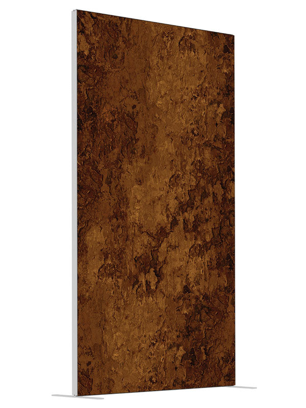 Isabella Brown shown at an angled view, photography backdrop panel for Denny StudioEdge silicone edge frame, 4 ft