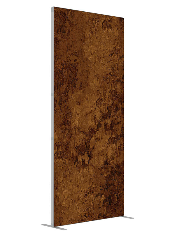Isabella Brown shown at an angled view, photography backdrop panel for Denny StudioEdge silicone edge frame, 3 ft
