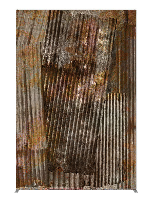 Corrugated, photography backdrop panel for Denny StudioEdge silicone edge frame, 5 ft