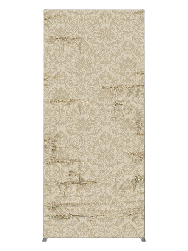 Estella Ivory Damask, photography backdrop panel for Denny StudioEdge silicone edge frame, 3 ft
