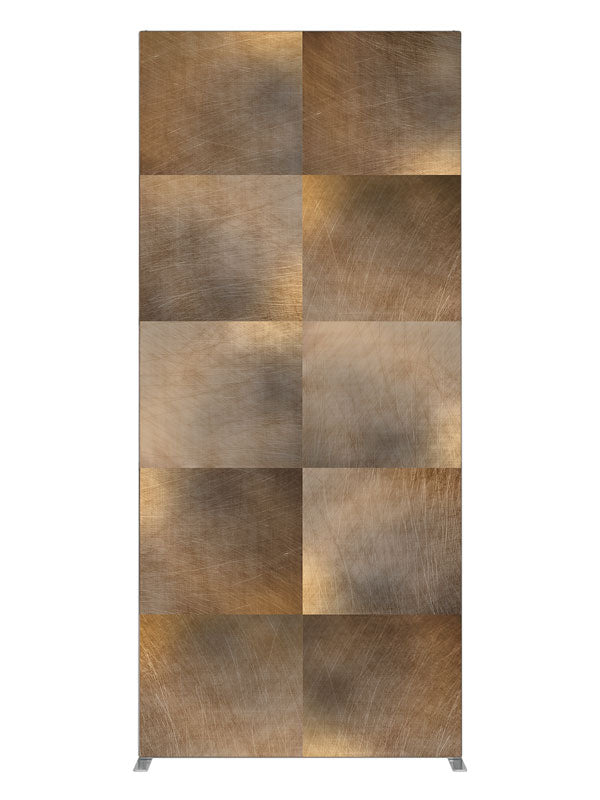 Antique Metallic Tile, photography backdrop panel for Denny StudioEdge silicone edge frame, 3 ft
